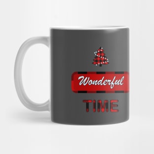 Wonderful time xmas tree Mug